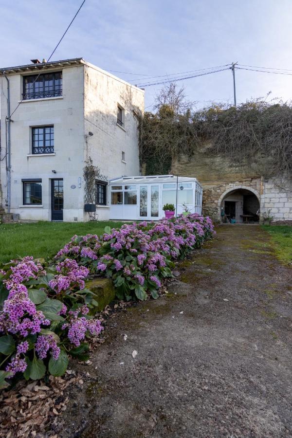 Maison Chaleureuse-Grand Jardin-Proche Saumur Parnay Bagian luar foto