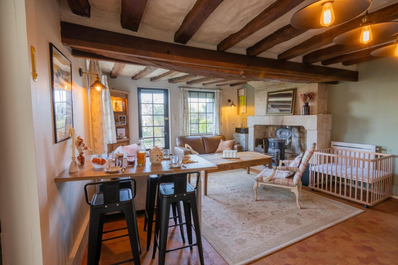 Maison Chaleureuse-Grand Jardin-Proche Saumur Parnay Bagian luar foto